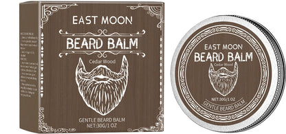 Cedar Wood Beard Balm - Natural Beeswax Coconut Oil Men's Beard Care Wax