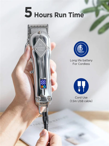 Professional Limural USB Charging Hair Clipper Cordless Shaver