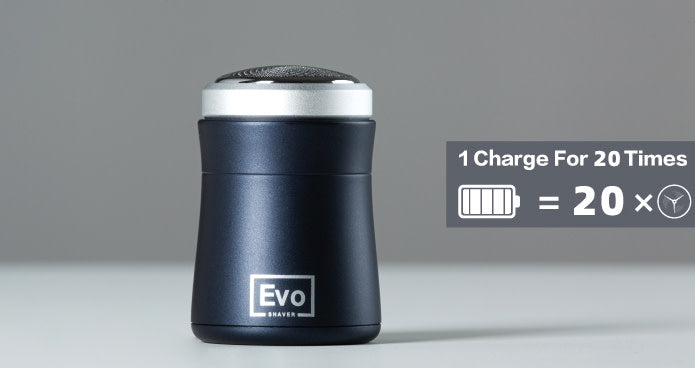 EVO SHAVER World's Smallest Shaver Ever Travel Men's Shaver