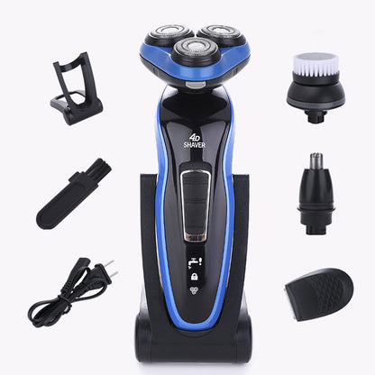 4 in 1 Electric Shaver Triple Blade Razor Men Clipper Rechargeable Trimmer