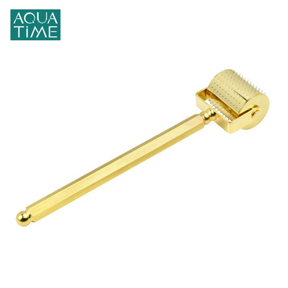 Gold Derma Roller DRS 250 Titanium Microneedle Roller