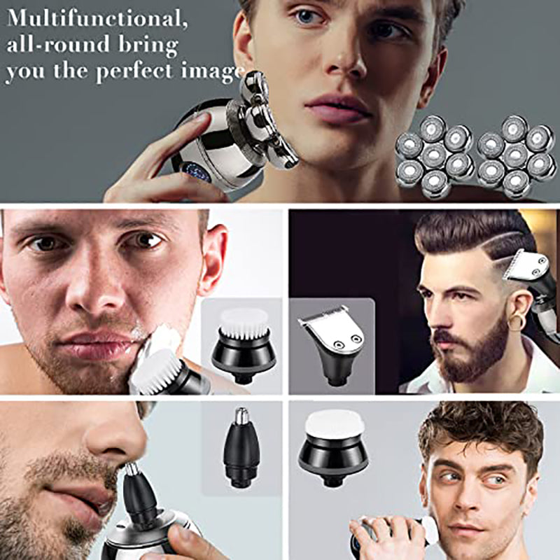 Men's Electric Shaver Floating Head  USB Charging Dock Shaving