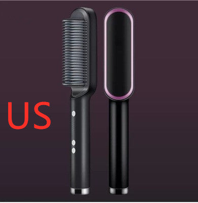 Anti-scalding Insert Line Straight Comb Anion hair straightener