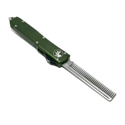 New Tactical Comb Aluminium Handle Metal Comb Creative Straight Jump