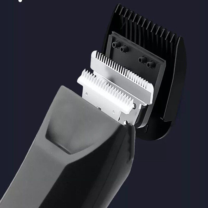 Electric Groin Hair Trimmer Lawn Mower Ceramic Blade Waterproof Clippers