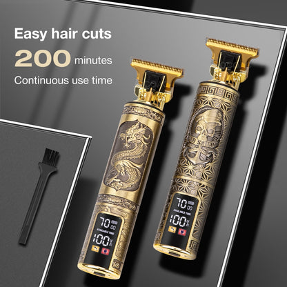 LCD Hair Clippers Professional Cutting