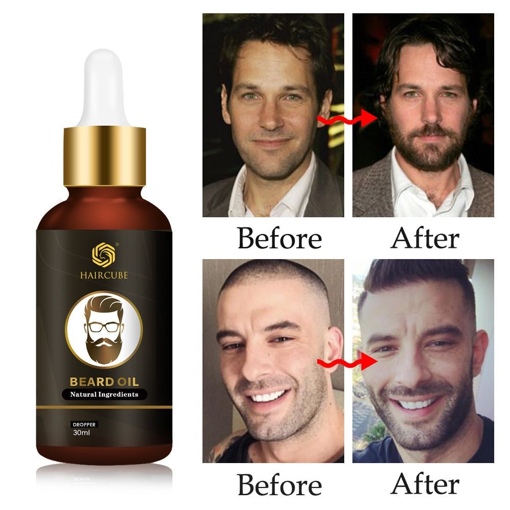 Beard Growth Essential Oil 100% Natural Beard Growth