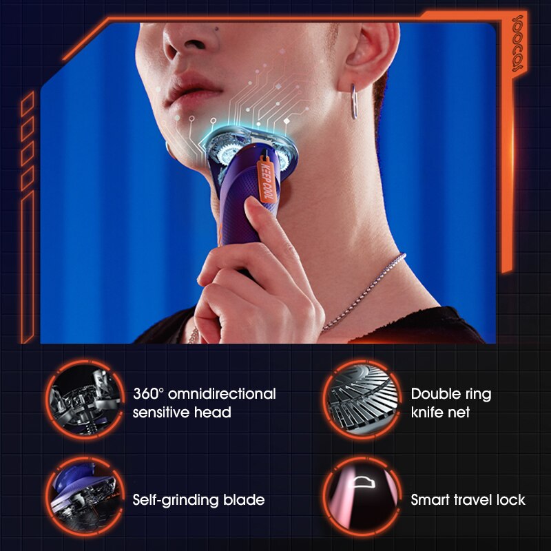 Smart Electric Shaver Auto-shave Razor Man