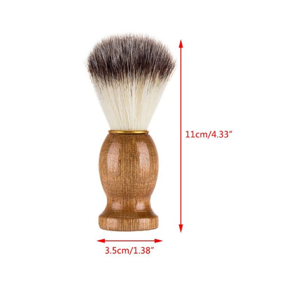 Men Shaving Brush with Wooden Handle Soft