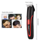 Portable Electric Cordless Hair Trimmer