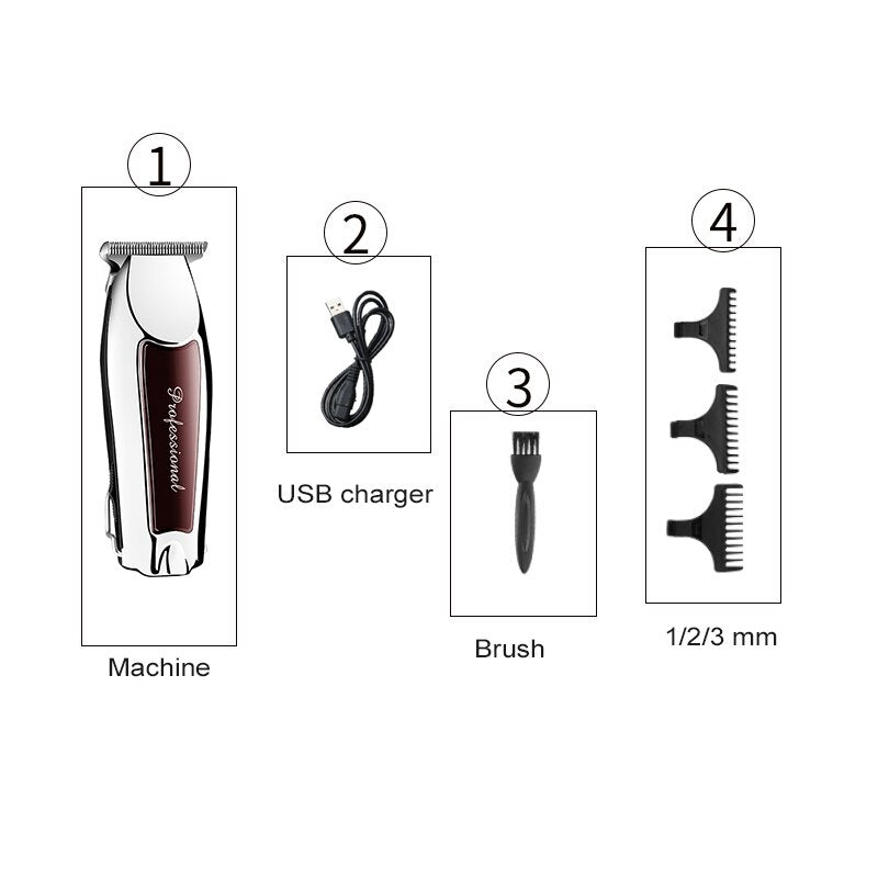 Hair trimmer electric beard clipper