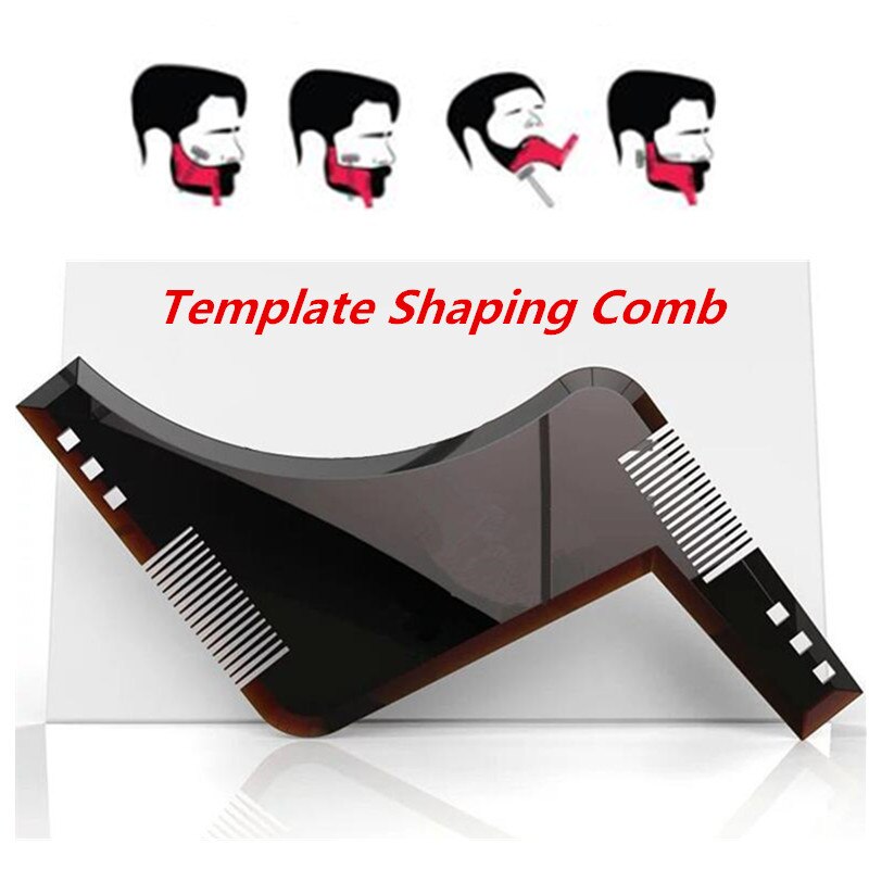 High Quality Beard Shaping Styling Template