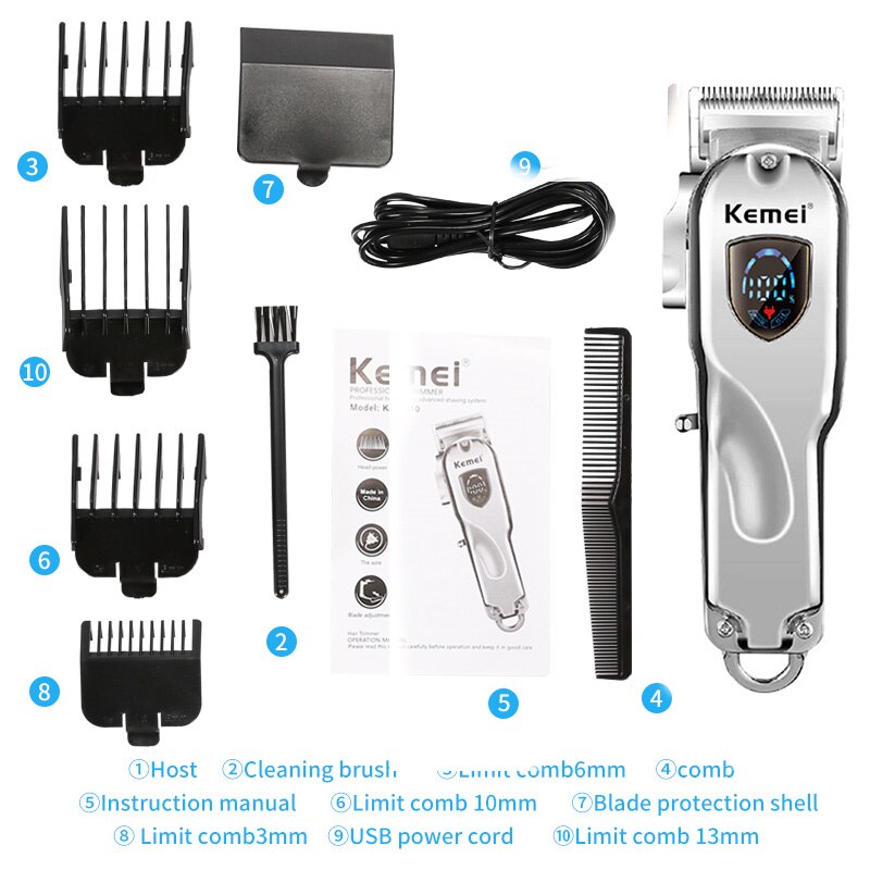 Professional Hair Clipper USB Electric