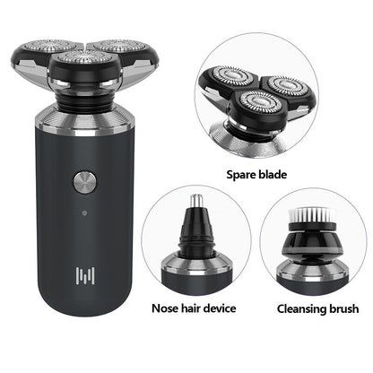 Wet dry electric shaver for men beard hair trimmer