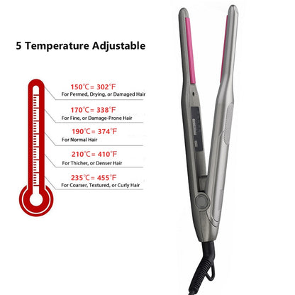 Hair Straightener Folding Ceramic Min Plate