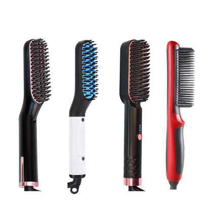 Men Beard Straightener Brush Multifunctional Beard Straightening