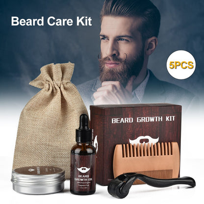 Beard Growth Kit Essence Oil Enhancer Nourishing Balm