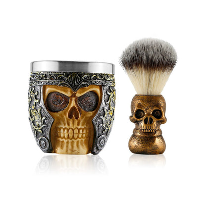 Beard Face Shaving Brush Soap Bowl Set