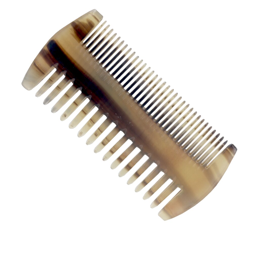 Natural Sheep Horn Brush Anti Static Beard Comb