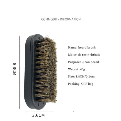 Beard Brush With Boar Bristle For Men