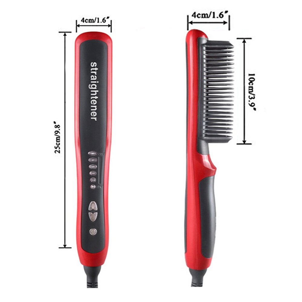 Hair Straightener Comb Electric Straightening Brush