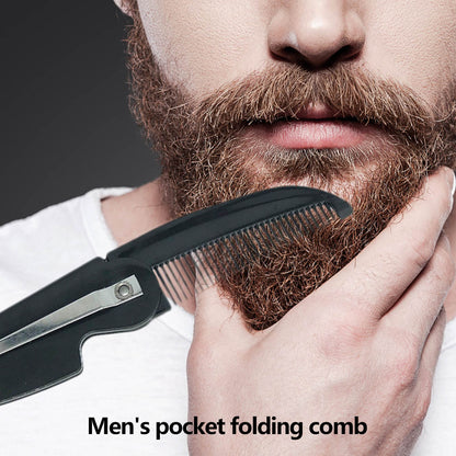 1Piece Man Woman Folding Portable Pocket Clip Beard