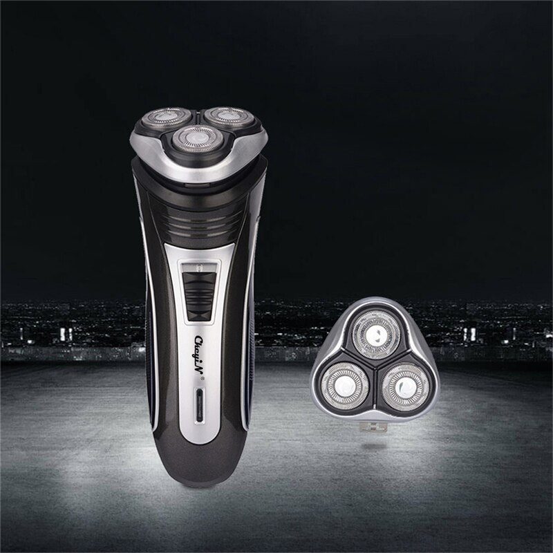 Special Offer Electric Shaver Triple 3D Floating Blade Beard Trimmer