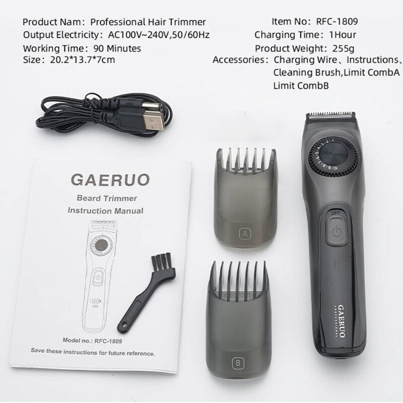 Adjustable Beard Trimmer for Men