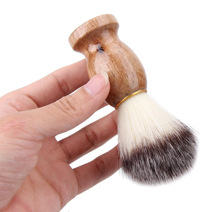 Salon Men Facial Beard Shaving Brush Wooden