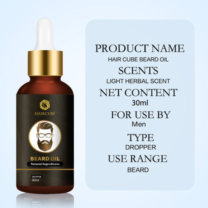 Men Fast Beard Growth Oil Natural Beard Growth