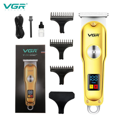 VGR Brand Professional Hair Clipper Man LCD Original