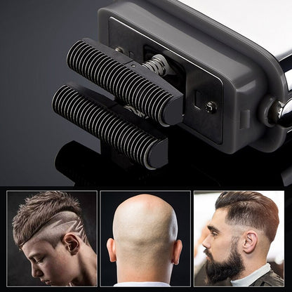 Cordless metal barber shop hair shaver