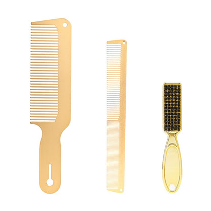 Men Hairstyle Comb Brush Ultra-Thin Quality Metal