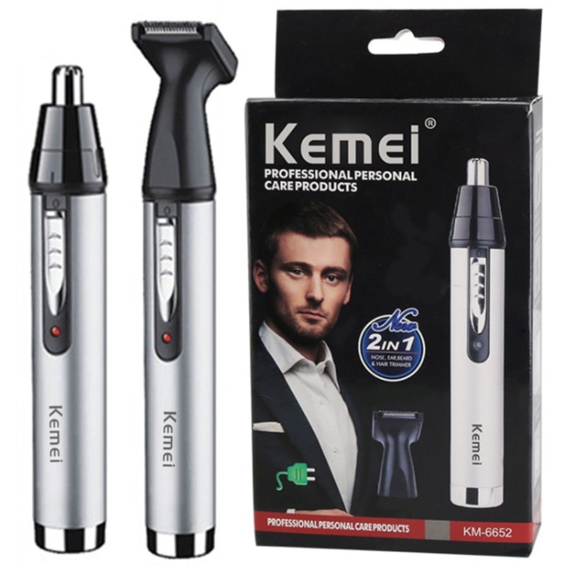 Special Offer Kemei rechargeable electric nose ear hair trimmer kit