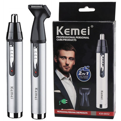 Rechargeable Nose Ear Hair Trimmer For Men Women Grooming Kit