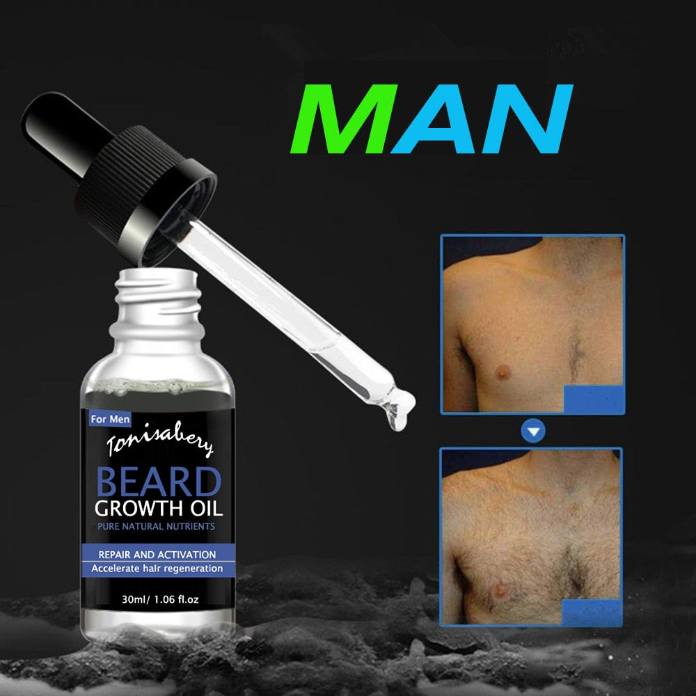 Growth Beard Oil Grow Beard Thicker & More Full Thicken