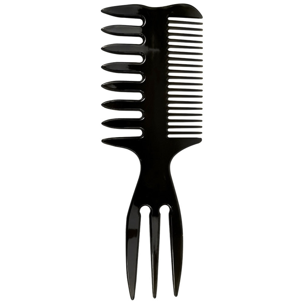 Wide Tooth Hair Comb Plastic Retro Hair Brush