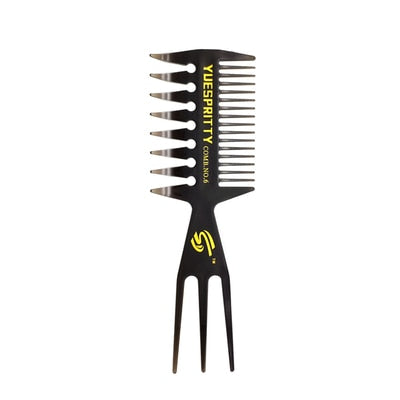 Retro oil head wide tooth comb