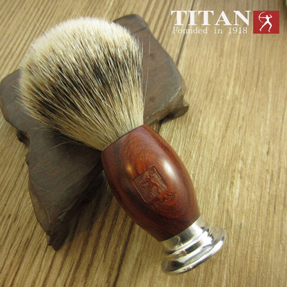 Titan shaving hair barber gift brush badger beard kit brushes natural