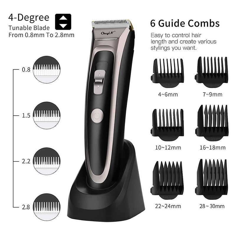 Electric Men Hair Trimmer Professional Barber Clipper