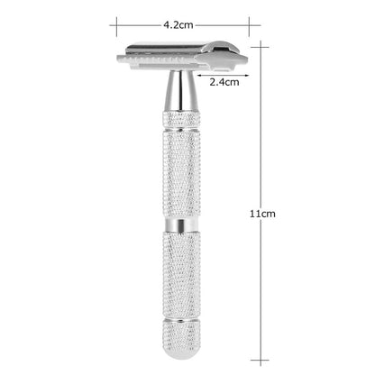 Stainless Steel Safety Razor Traditional Double Edge