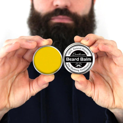 Men Natural Organic Beard Balm Wax Conditioner