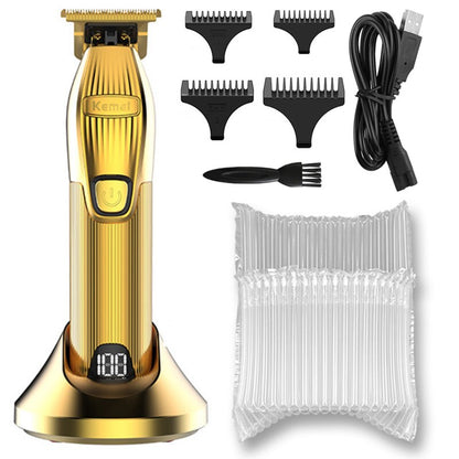 Professional electric powerful hair clipper rechargeable hair trimmer