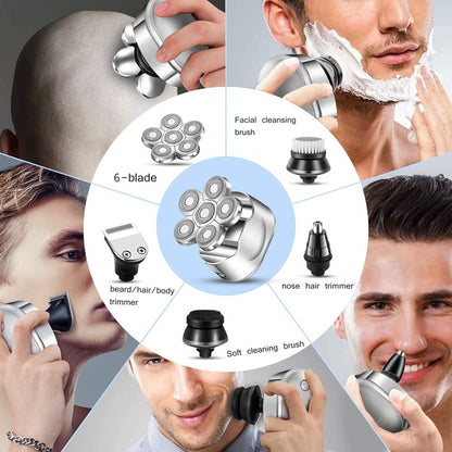 Multi grooming kit digital display electric shaver