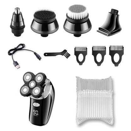 Grooming kit wet dry bald head electric shaver