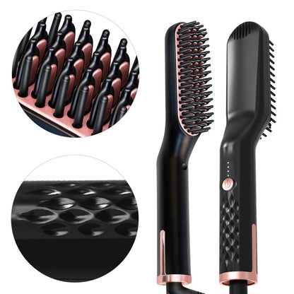 Men Beard Straightener Brush Multifunctional Beard Straightening