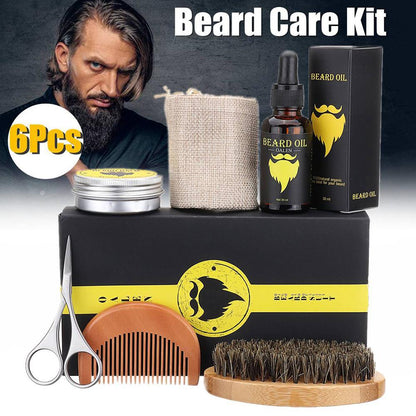 Men Beard Care Set Natural Organic Beard Oil