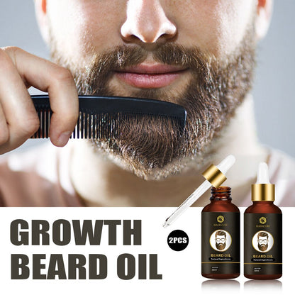 Men Fast Beard Growth Oil Natural Beard Growth