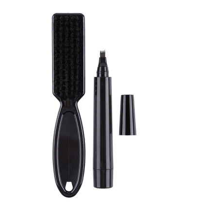 Beard Filling Pen Kit With Brush Professional Mustache