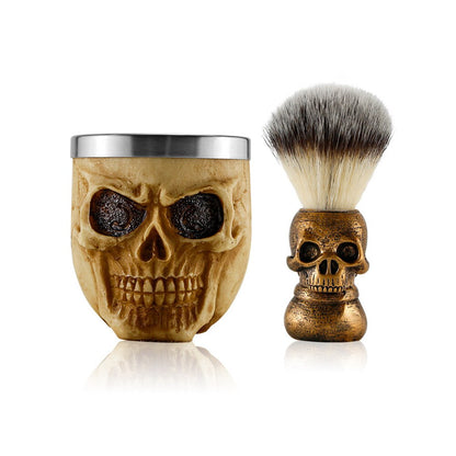 Beard Face Shaving Brush Soap Bowl Set